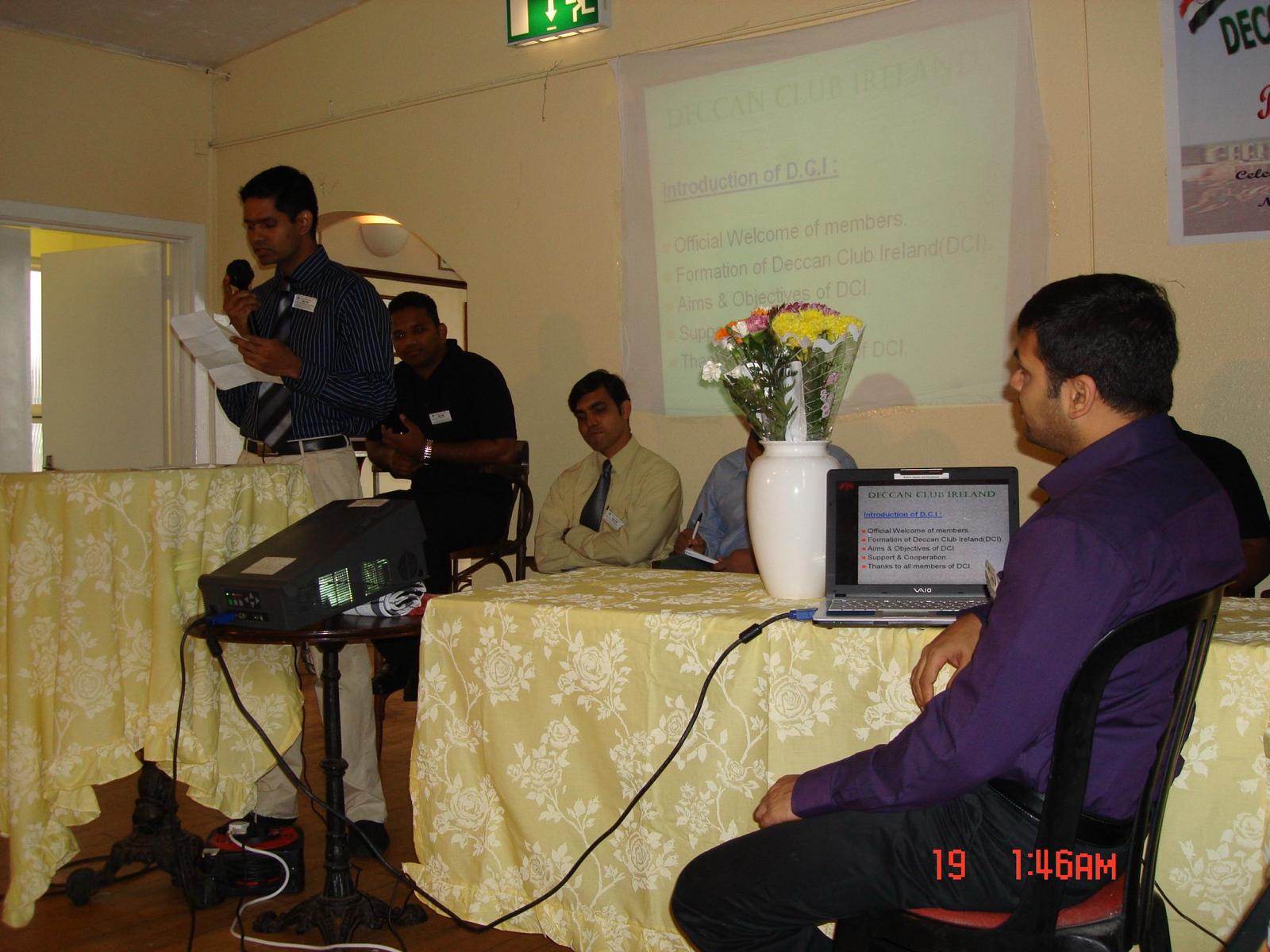 Org First President Farooq Hussain addressing members